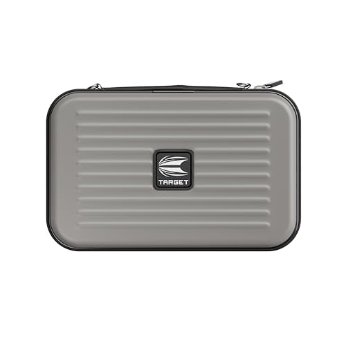 Target Darts Takoma XL Darts Wallet Case, Grey – Holds 6 Darts, Protective EVA Holder with Double Zip Lock Pouches – Professional Dart Accessories - color: Grey