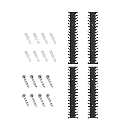 Space Saving Wall Mounted Media Holder Set of 4 Ideal for Gaming Units and Other Console Games Stylish Game Wall Mount