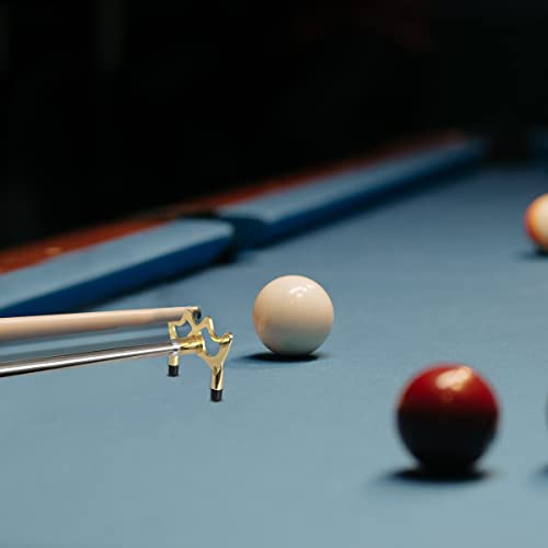 Retractable Billiards Cue Stick Bridge, Pool Bridge with Removable Bridge Head