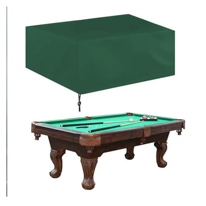 1 Piece Outdoor Full Billiard Ball Solid Color with Drawstring Dust Cover(Green) - color: Green