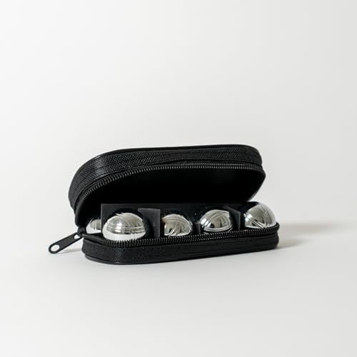BuyBocceBalls Listing - 8 Ball 35mm Metal Mini Bocce/Petanque Set with Black Bag - Single