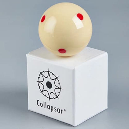 Collapsar Pro-Cup Cue Ball Regulation Size 2-1/4 Pool Training Cue Ball - color: Red Dot