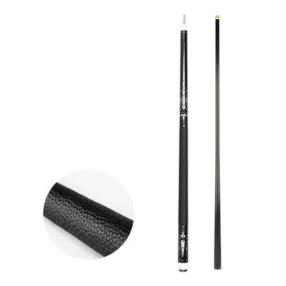 Carbon Fiber Pool Cue 58" 2-Piece Cue Stick Professional Cue Carbon Technology Low Deflection Billiard Cues（Weight can be Adjusted） - color: Phantom-leather grip, size: 10.5mm