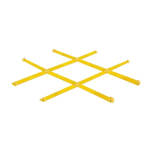 Large Set with Fixing Stakes, Ideal for Picnics in The Garden Or Lawn. - color: Yellow a