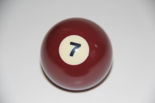 BuyBocceBalls Listing - EPCO Replacement Ball #7 Economy Regulation Billiard or Pool Set, 5.75oz, 2.25" diam