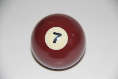 BuyBocceBalls Listing - EPCO Replacement Ball #7 Economy Regulation Billiard or Pool Set, 5.75oz, 2.25" diam