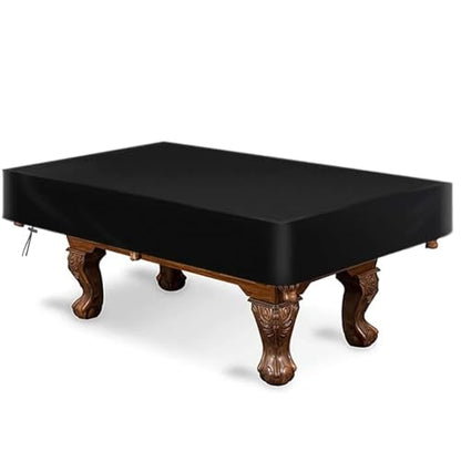 Amberr Billiard Pool Table Cover,Waterproof Cover for Pool Table Snooker Billiard Table 7/8/9 Foot Fitted(9FT) - color: 9ft