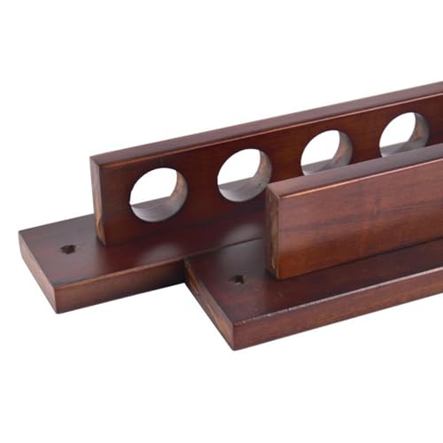 6 Pool Cue Wall Rack for 6 Cues Rod Organizer Pool