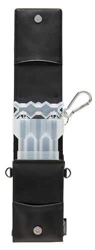 Casemaster Voyager Leatherette Wallet with Nomad Case, Holds 3 Steel Tip or Soft Tip Darts Fully Assembled, Portable Storage Accessories - style: Pro
