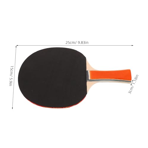 Cabilock Table Tennis Paddle and Ball Set, 2 Rackets with 3 Balls, Portable Indoor and Outdoor Training Gear with Storage Case for Sports Practice