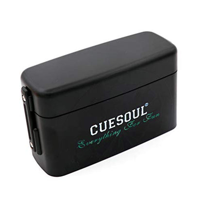 CUESOUL ANTIE Hard Dart Case with Peking Opera Mask Design and Dart Flights Case for Your Choice - color: Dart Flight Case-Black