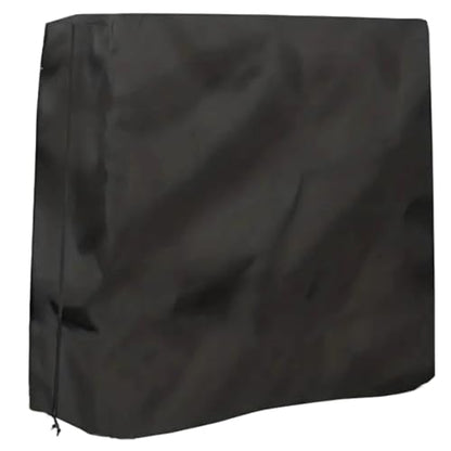Table Tennis Table Cover, Waterproof 210 D Oxford Fabric, Sunlight and Snow Protection, Reinforced Zipper Closure, Indoor and Outdoor Ping Pong Table Protector, Black, 72.8 x 65 x 27.6 in