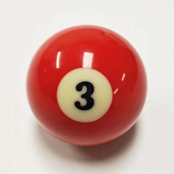 Replacement Pool Ball，Replacement Eight Ball, 2-1/4" Regulation Size Billiard, Regulation Weight，15 Object Balls - color: 3
