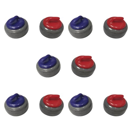 SM SunniMix 10 Pieces Shuffleboard Pucks Tabletop Game Accessories Indoor Replacement Set PP Material Suitable for Family Adults - size: 10Pcs 2.5x1.56cm