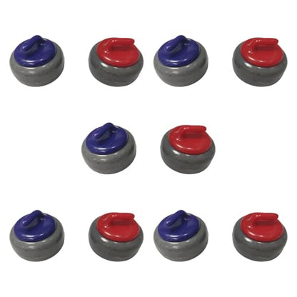 Mini Shuffleboard Replacement Pucks, Tabletop Equipment Rollers Set, Shuffleboard Accessories - size: 10Pcs 2.5x1.56cm