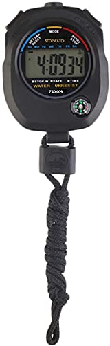 Multi-Function Electronic Digital Sport Stopwatch Timer, Large Display with Date Time and Alarm Function,Suitable for Sports Coaches Fitness Coaches and Referees (24pack) - style: 24pack
