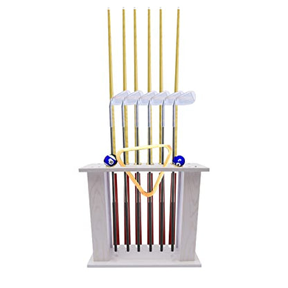 Club Organizer Holder Billiards & Pool Cue Rack, Corner Billiards Stick Display Stand Cues & Ball, Pool Sticks (style 2) - style: style 2