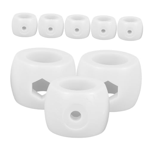 8pcs Table Soccer Rod Stop Rings Durable Plastic Foosball Locator Positioners for Precise Gameplay Control Replacement Parts for Foosball Tables