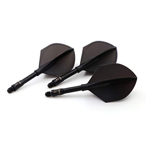 CUESOUL TERO AK4 Dart Flight Standard Shape/Shield Shape/Diamond Shape - color: Shield shape-Black