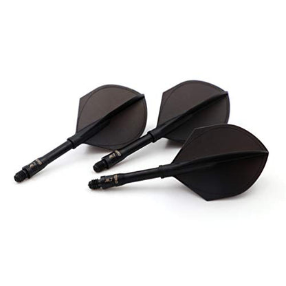 CUESOUL TERO AK4 Dart Flight Standard Shape/Shield Shape/Diamond Shape - color: Shield shape-Black