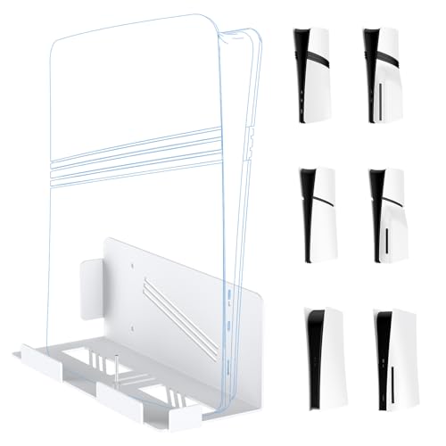 Wall Mount Storage Bracket Organizers for Game Console & Display Space Saving Designs Easy Installation Multifunctional