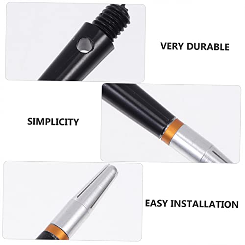 Holibanna 6Pcs Portable Aluminum Shaft Accessories Lightweight Replaceable Rods for Enhanced Dart Gaming Experience Standard Threading for Easy Installation