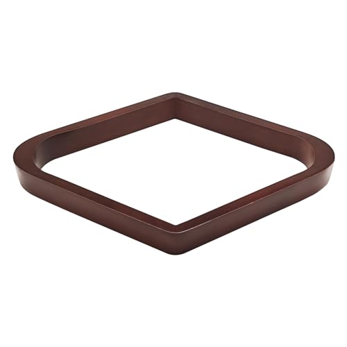 Solid Wood Pool Ball Triangle Rack, Pool Table Ball Holder Positioning Rack,2-1/4" Pool Ball Rack - color: Burgundy