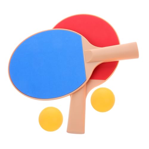Table Tennis Racket Set with Plastic Elasticity Paddles and Outdoor Paddle Kit with Comfortable Grip for Recreational and Competitive Play