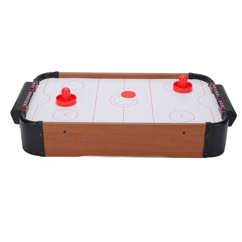 Air Hockey Table, Compact Portable Design for Stress Relief, Mini Air Hockey Game, for Family Kids Adults Indoor Outdoor Play