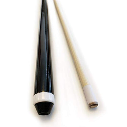 Pool Sticks 2-Piece 58 Inch Wooden Billiard Cue Hard Wood Pool Cues 19-21 oz Economic Cues Good for House and Bar Use American Pool Game Practice Cues for Begginer Starters, Set of 4