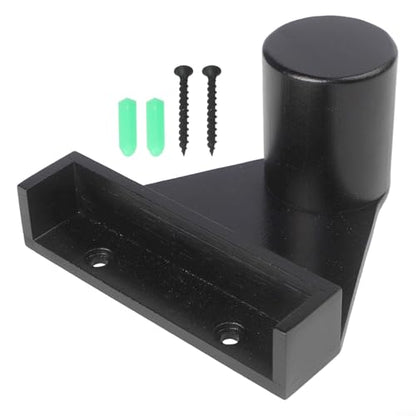 FABULETTA Wooden Snooker Rack Wall Mounting Storage For Pool Triangle And Chalk Holder Billiards Accessory Organizer Space Saving Design Brown(Black)