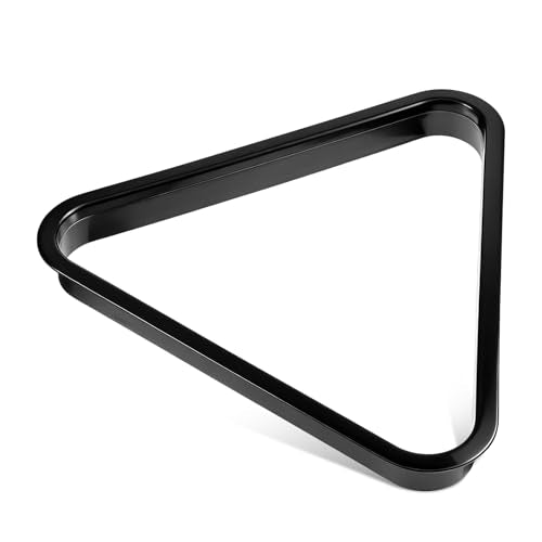 Plastic Pool Ball Rack, Table Ball Organizer Billiard Frame, Tripod Plastic Triangle Rack for Billiard Balls Diamond Pool Balls Racks Fit Standard 2-1/4" Billiards Pools