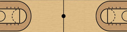 Basketball Court NBA Beer Pong Table with Predrilled Cup Holes
