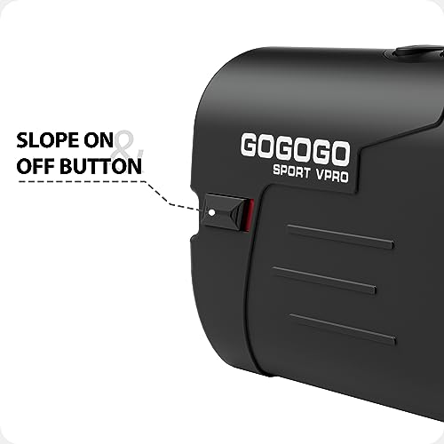 Gogogo Sport Vpro GS03 Laser Golf/Hunting Rangefinder, 1000/1200 Yards Laser Range Finder with 6X Magnification Ultra-Clear View, Lightweight, Slope, Pin-Seeker & Flag-Lock & Vibration - color: GS03MTL