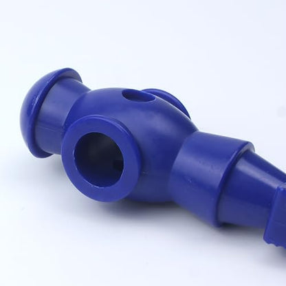 Marsrut 2PCS Foosball Replacement Players Set, Foosball Men, Soccer Player Set, Plastic Replacement Parts for Football Table, 2 Hexagon Nuts Included - color: Blue
