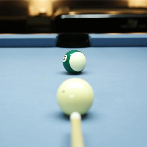 Billiard Balls Set 2-1/4 Inch Regulation Size, 16-Piece Premium Resin Pool Balls for Professional & Home Pool Table Replacement, Tournament Standard Billiard Balls(16 Resin Balls) New Grade A Crystal - style: Large Characters-Black Circle