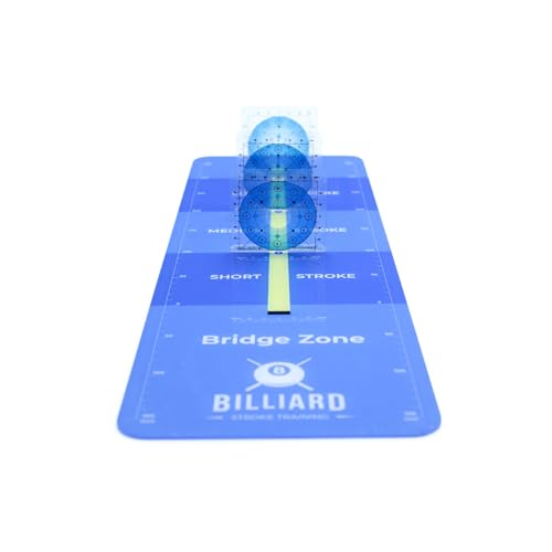 Billiard Practice Straight Shots & Bridge Length Control | Cue Accuracy Aid for Short, Medium, and Long Stroke Training