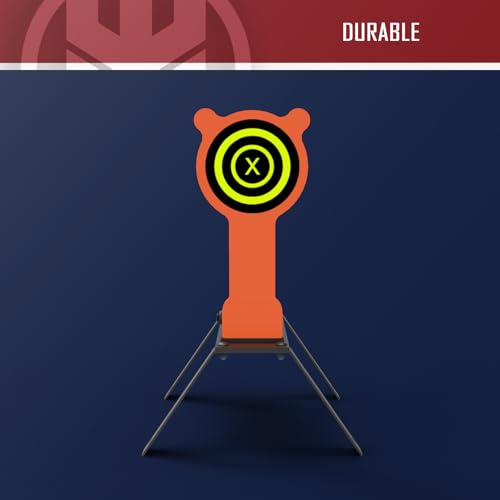 KNINE OUTDOORS 3/8'' AR500 Auto Reset Target, Steel Target for Shooting Range, Suitable for Pistol, Rifle, Handgun, Shotgun, Rimfire - style: Gong