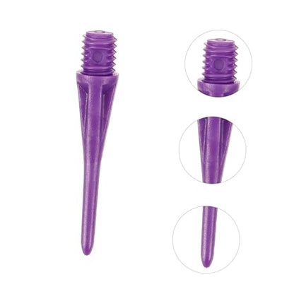 YARNOW Soft Head Point Supplies Replacement Needle with Parts Soft Tip Soft Tip Accessories Soft Tip Flights - color: Purple