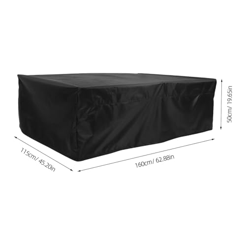 Kisangel Foosball Table Cover Waterproof Oxford Cloth Pool Table Cover Full Protection for Outdoor Use Weather Resistant for Game Rooms and Outdoor Gatherings