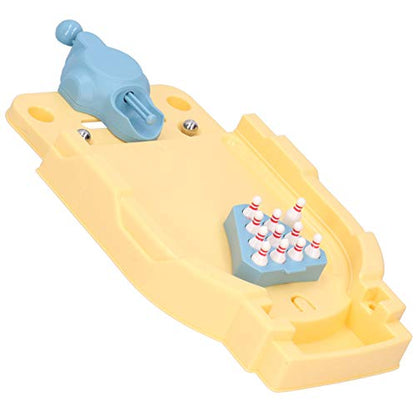plplaaoo Mini Bowling Game Set Desktop Bowling Ball Board Interactive Toy for Kids Over 3 Year Old Plastic Color Shown Size Approx 24x15x3cm Weight Approx 1750g