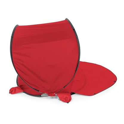 ONIVA - a Picnic Time Brand - Manta Portable Beach Tent - Pop Up Tent - Beach Sun Shelter Pop Up, (Red) - color: Red