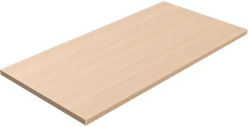 Universal Solid One-Piece Wood Table Top, 71"x32"x1" Workbench Top - Rectangular Particle Board for Standing Desk, Home Office Desk Countertop DlY, Washer Dryer, Coffee, Bar Tabletop - color: Oak, size: 71*32 Inch