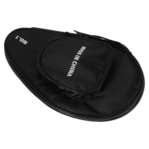 Yardwe Professional Table Tennis Paddle Bag Gourd-shaped Cover Case for 2 Rackets and 7 Balls with Storage Organizer for Indoor and Outdoor Ping Pong Equipment