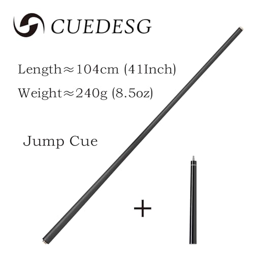 Carbon Fiber Break Cue Pool Stick,3 Piece Breaking Cue Stick,Low Deflection Jump Break Cue,13mm Pro Tip with PU Bag - color: 23oz_Black