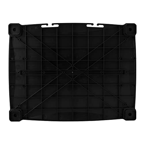 Kantek Monitor Stand With Drawer, 17" X 13.25" X 3" To 6.5", Black, Supports 50 Lbs - style: Single Level with Drawer