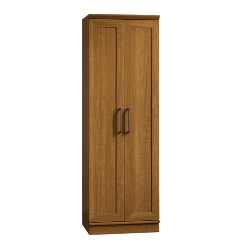 Sauder HomePlus Storage Cabinet/ Pantry cabinets, Sienna Oak finish - color: Sienna Oak