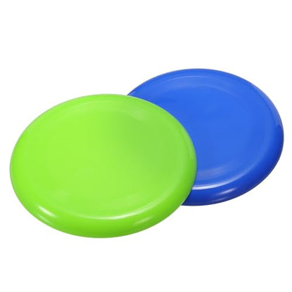 PATIKIL Flying Disc Plastic Flying Disk Flyer for Outdoor Sports Training Playing Lawn Game - color: Blue/Green