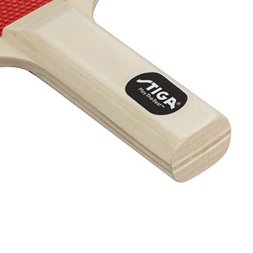 STIGA Beginner Ping Pong Paddles - Recreational to Performance Table Tennis Rackets Ages and Skill Levels - Multiple Styles + Performance Levels Available - style: Hardbat