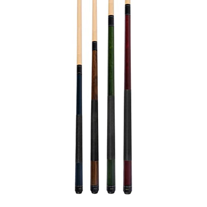 ASKA Short Pool Cue Sets, Canadian Maple Billiard Cue Sticks, 13mm Tip, 5/16x18 Joint, Multi-Set Options for Home & Game Rooms - style: Set of 4 Cues, LS4